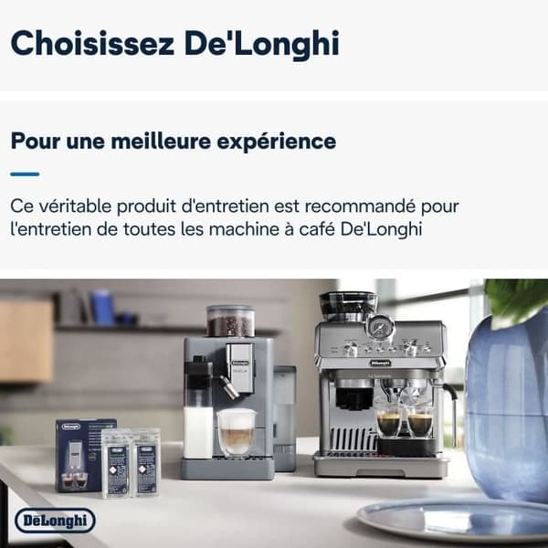 DELONGHI 5513296011 ECODECALK MINI - avkalkare för kaffebryggare - 2 x 100 ml