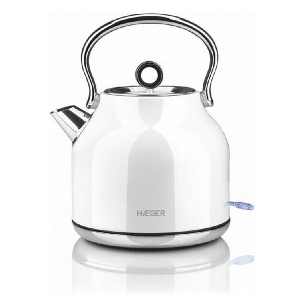 Elektrisk vattenkokare och tekanna Haeger Art Deco White 1,7 L 2200W