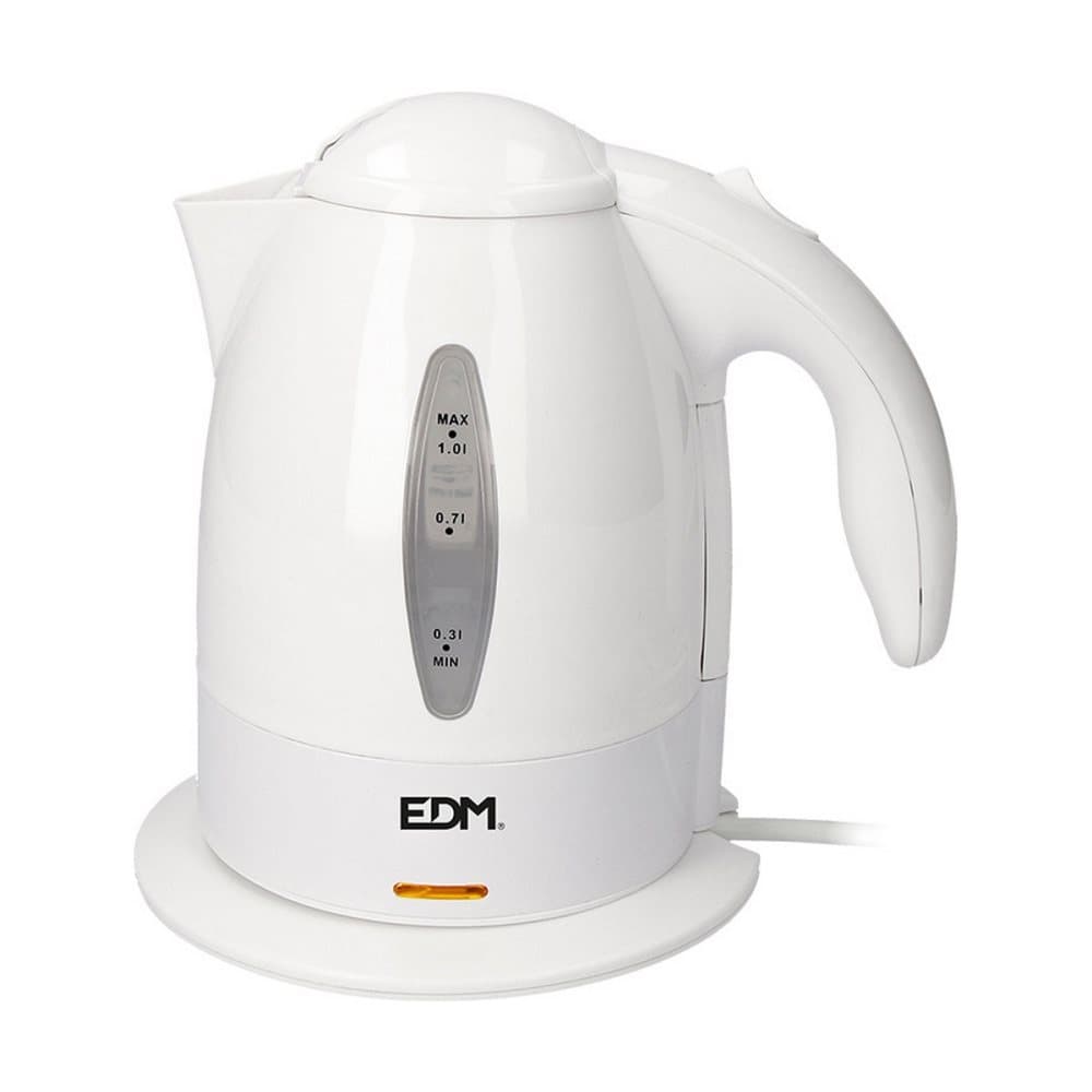 Vattenkokare EDM Vit 2200 W polypropen (1 L)