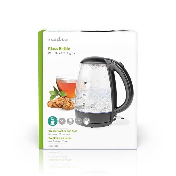 Nedis KAWK330EGS Electric Glass  Kettle 1.7 l