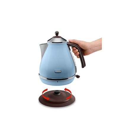 Delonghi | Kettle | KBOV 2001.AZ | Standard | 2000 W | 1.7 L | Stainless steel | 360° rotational base | Azure
