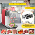 Miniatyrbild 5 av 7: 250 kg/timme 10 mm bladavstånd elektrisk köttskärare, 850W kraftfull motor, lågt ljud, genomtänkta detaljer, lätt att rengöra