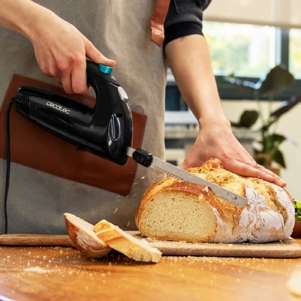 Elektrisk kniv - Cecotec - Cut-Eat 1800 Svart - 150 W - 3 blad i rostfritt stål - Tyst