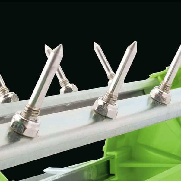 Draper Tools Rullende plenlufter med pigget trommel 450 mm grønn