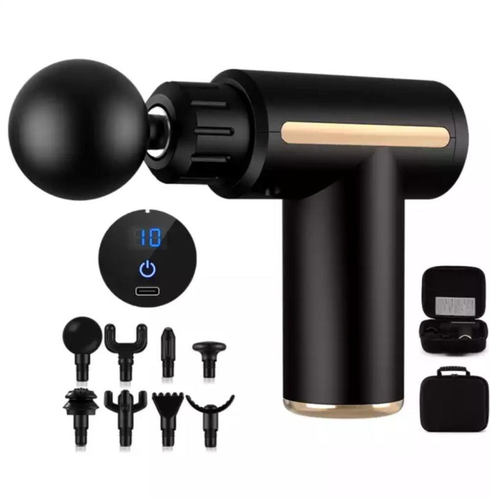 MINI Massagepistol MM800 MINI PRO - Massage Gun - Svart