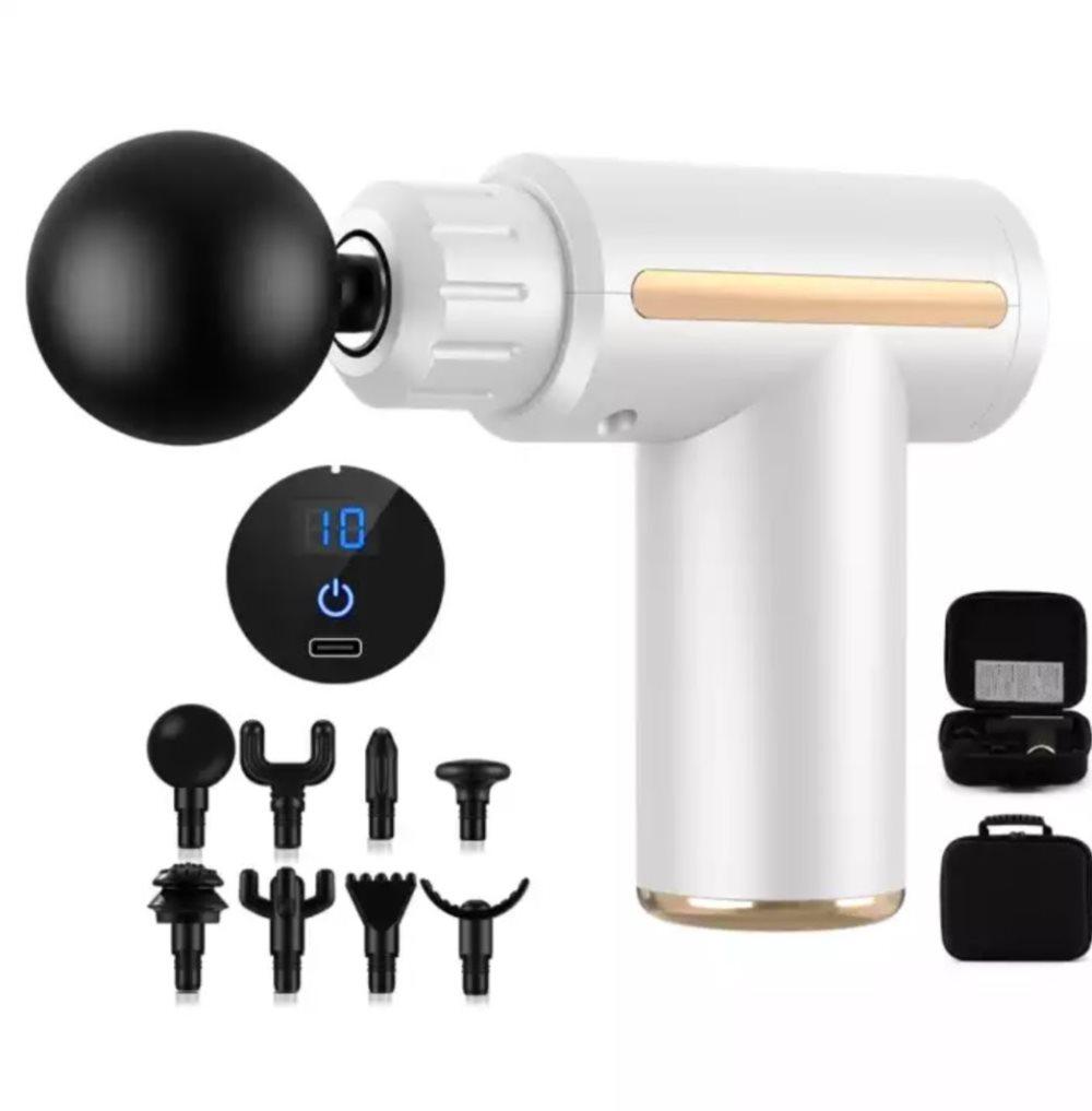 MINI Massagepistol AA800 MINI PRO - Massage Gun - Vit