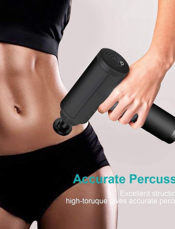 Massage pistol dyb fascia massage med 6 indstillinger