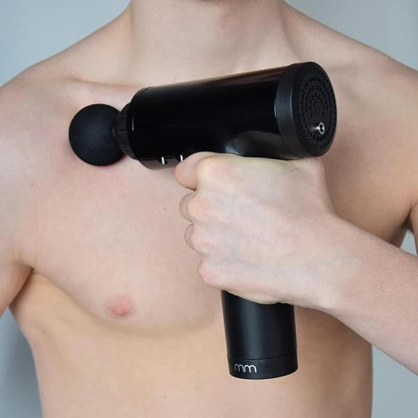 Massagepistol med 4 massagehoveder Massage Gun
