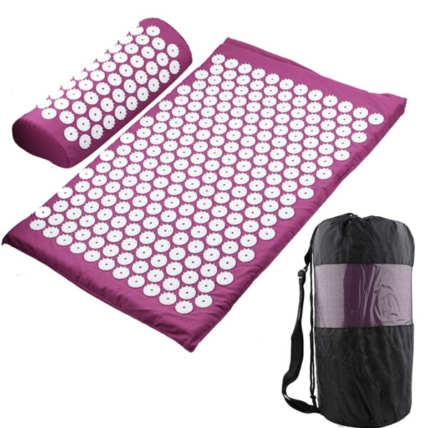 Akupressurmatta Massage Lindra stress Ryggsmärta i kroppen Spike Cushion Yoga Akupunkturmatta