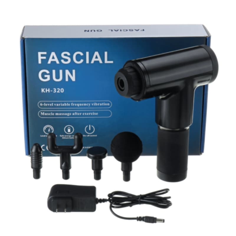 Högkvalitativ Massagepistol med Flera Tillbehör