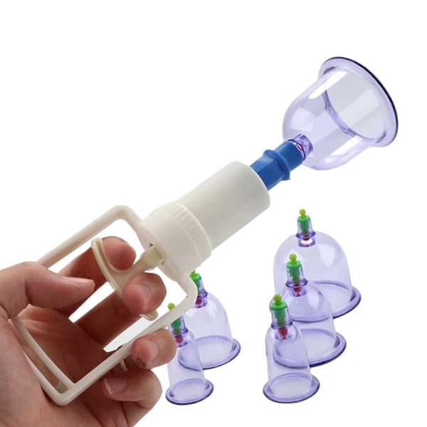 Kobling til fuld kropsmassage - 6 -pack - vakuumkop derhjemme