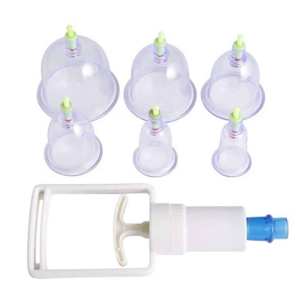 Kobling til fuld kropsmassage - 6 -pack - vakuumkop derhjemme