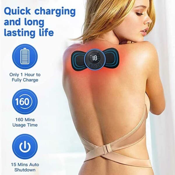 EMS Ryggmassage Nackmassage Axelmassage – Trådlös Massage