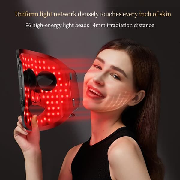 7 farver Led silicium ansigtsmaske ansigtsmaske PDT lysterapi foton hudforyngelse maskine skønhed
