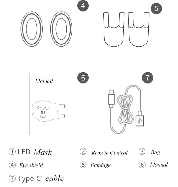 LED silicium ansigtsmaske ansigtsmaske PDT Lysterapi Photon Skin Rejuvenation Machine Skønhed