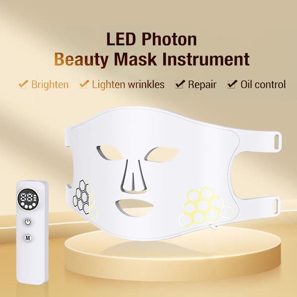 LED silicium ansigtsmaske ansigtsmaske PDT Lysterapi Photon Skin Rejuvenation Machine Skønhed