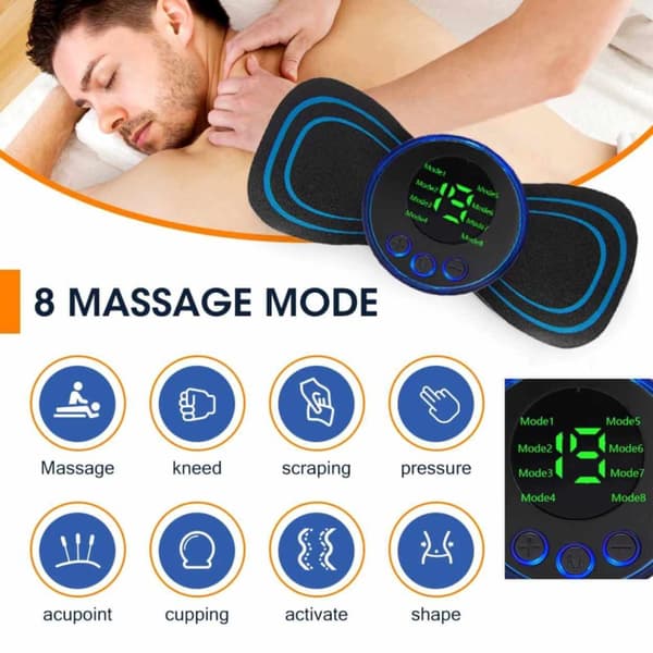 EMS Rygmassage Nakkemassage Skuldermassage - Trådløs Massage