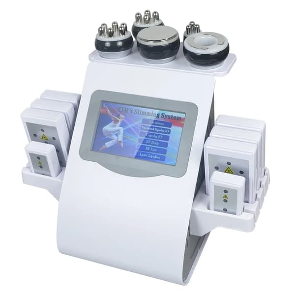 40K Kavitation Maskine, 6-i-1 Funktionalitet, RF Teknologi,EU-stik, 6-I-1 40K