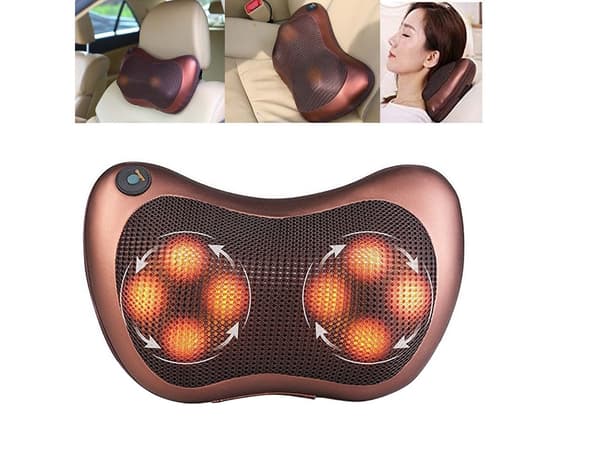 Shiatsu nackmassagerkudde kroppsrygg