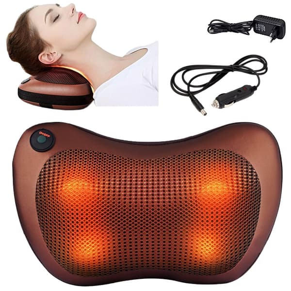 Shiatsu nackmassagerkudde kroppsrygg