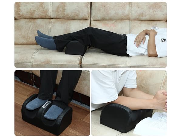 Shiatsu fotmassageapparat elektrisk massagevärmare