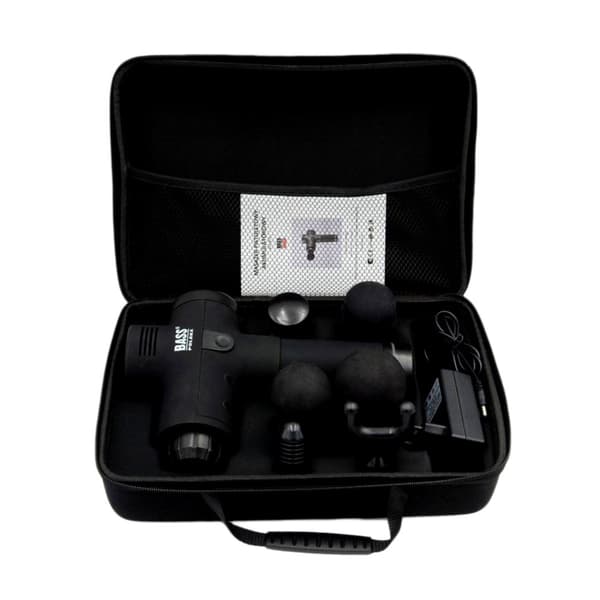 Massagepistol med vibrationsmassage med LCD-display