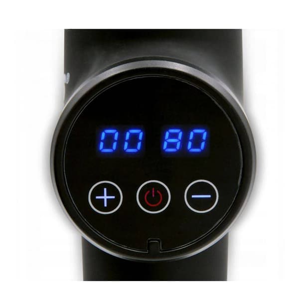 Vibrationsmassagepistol massageapparat med LCD-display