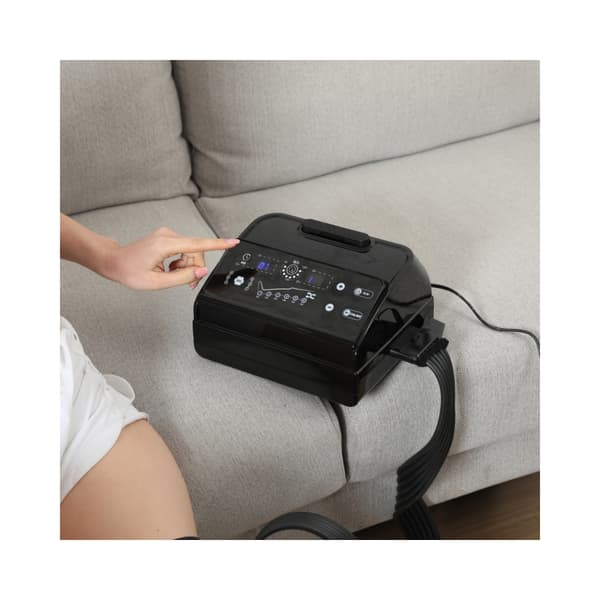 Pressoterapi Luftkompressionsfotmassageapparat, Förbättrad Cirkulation, Justerbart Tryck,EU