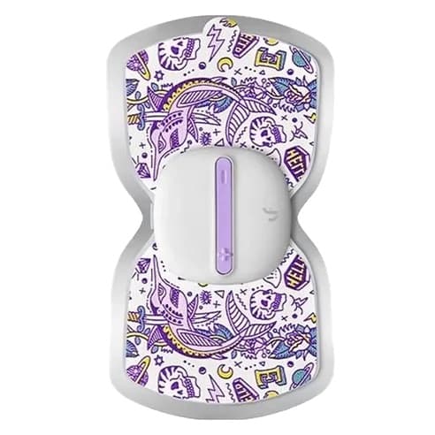 Massageapparat, Kompakt Design, Lys Grå Finish,Lys grå
