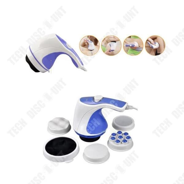 TD® Vibrerande elektriska ryggfötter Cervikal massageapparat Kvinna Professionell avkopplande massageanordning Multifunktionskropp Ergonomisk