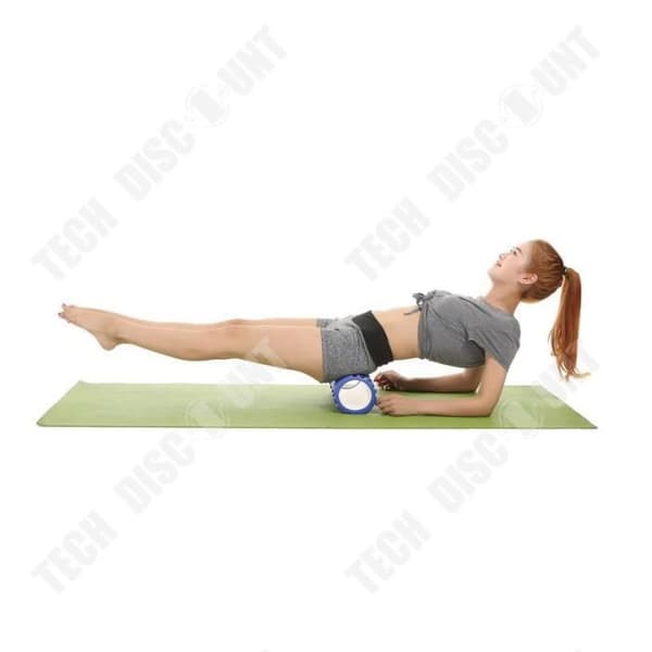 TD® TECH RABATT Massage Roller Foam Roller Sport Fitness i Blue EVA Foam
