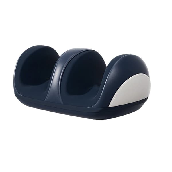 Smart elektrisk benmassager, 3D bionisk massagehuvud, intelligent handhållen kontroll,EU-kontakt, Blå