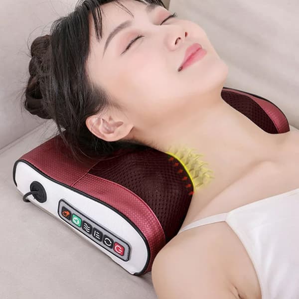 Elektrisk Massagekudde | Massage för Rygg, Nacke och Lår
