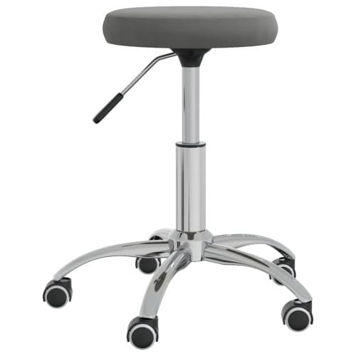 Massagepall mörkgrå sammet