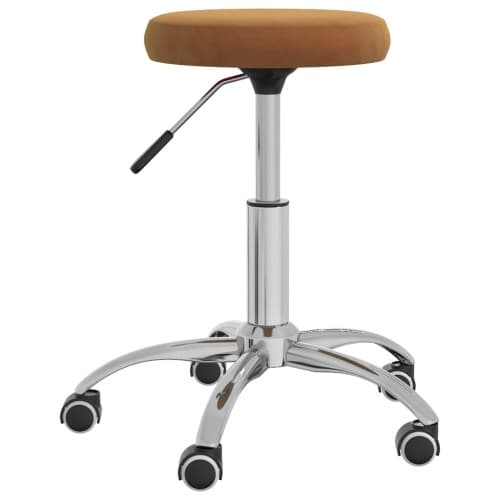 Massagepall sammet brun