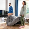 Miniatyrbild 6 av 11: Hundsäng för människor  Human Dog Bed XXL InnovaGoods Grey