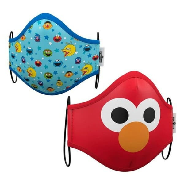 Återanvändbart Hygieniskt Munskydd av Tyg Sesame Street Premium 3-5 år