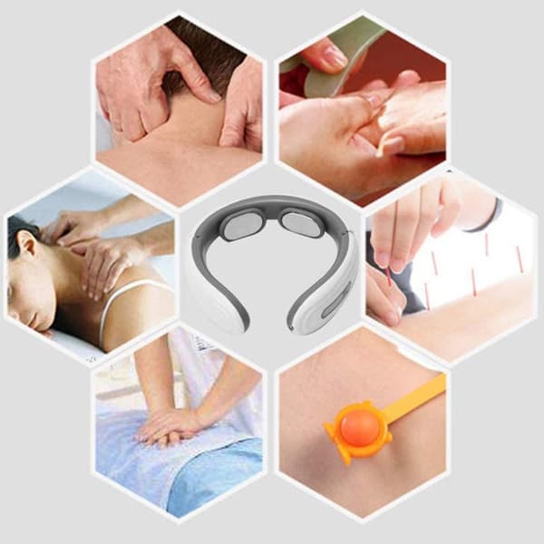 TENS & EMS Nackmassage 2-i-1 | Elektrisk Nackmassagerare