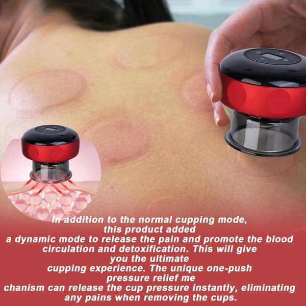Elektronisk koppningsterapi, elektrisk koppmassageapparat, 12-växlad koppare, elektrisk koppningsset, vakuum massageapparat