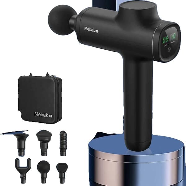 Mebak Pulse Massager, Djupvävnadsavlastning, Typ C Laddning,Typ C Laddning