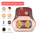 Miniatyrbild 2 av 2: Elektrisk massagekudde, dubbel vibration, multifunktionell ländkudde,EU-kontakt, AM172-Z