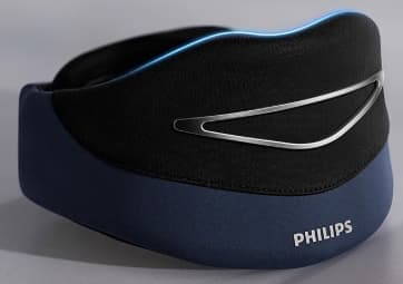 Philips olkapää- ja niskahierontalaite kohdunkaulan nikamatuki pään alaspäin suuntautuva artefakti lämmin pakkauspulssi 3306N