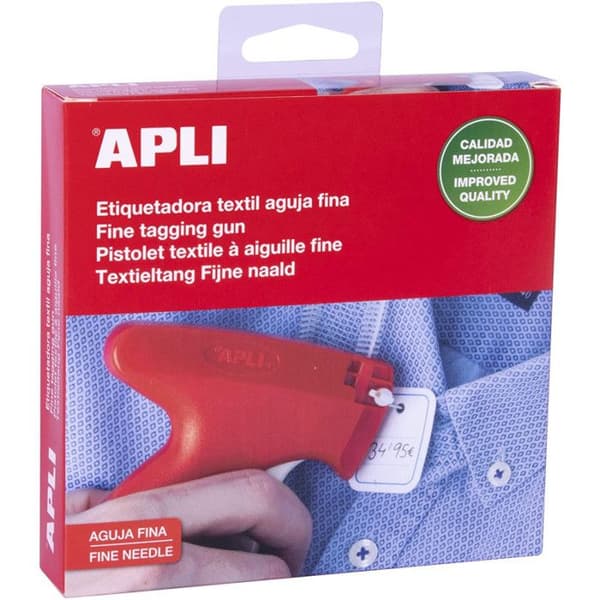 Textilpistol - agipa - Modell 101546 - Finnål 1,5 mm - Röd - Mått 102x27x122 mm