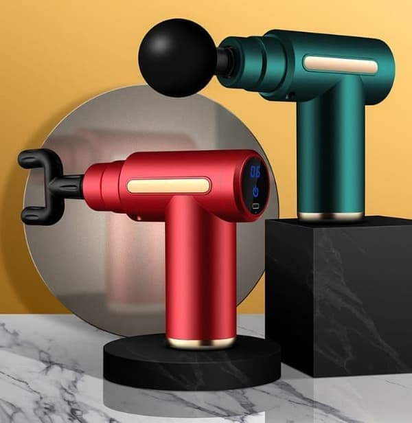 OBOSOE Mini Massagepistol / Muskelpistol / Massage Gun– Trådlös, bärbar och kraftfull muskelavslappning