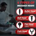 Miniatyrbillede 6 af 8: OBOSOE Mini Massagepistol / Muskelpistol / Massagepistol – Trådløs, bærbar og kraftfuld muskelafslapning