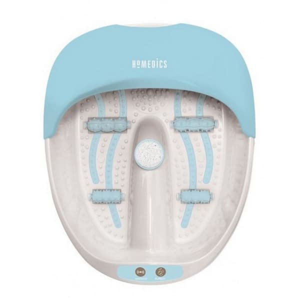 HoMedics 3-i-1 fotspa - lugnande hydromassage, vibrationer, värme, mikrocirkulation, magnetisk stimulering zonterapi