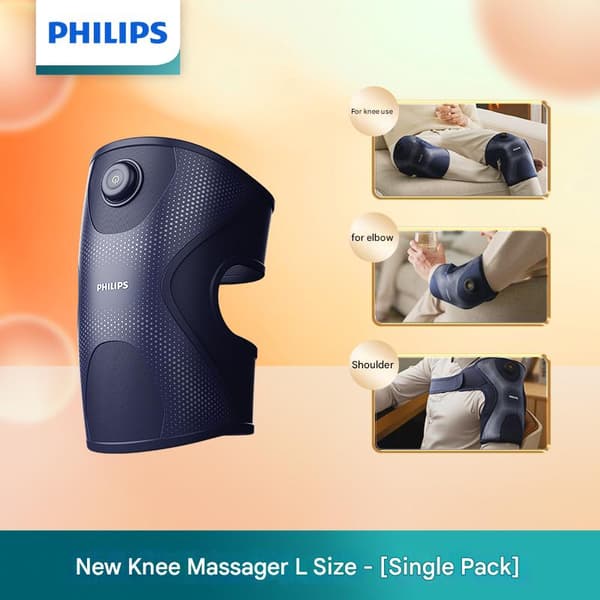 Philips knæmassageapparat, knævarmer, ledpleje til kvinder og ældre, varmeplaster, tankevækkende gave