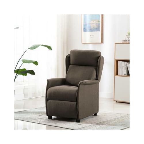 Massagefåtölj Taupe Tyg