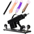 Miniatyrbild 1 av 4: Dildo-maskin, justerbar vinkel, kraftig stötfart,Svart Set J