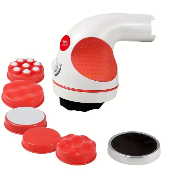 12V Elektrisk Massager, Bærbart Design, 3 Intensitetsniveauer,HVID